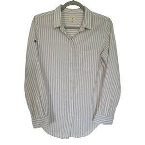 MAREA Favorite Shirt Striped Button-Down Cotton Linen Size XS